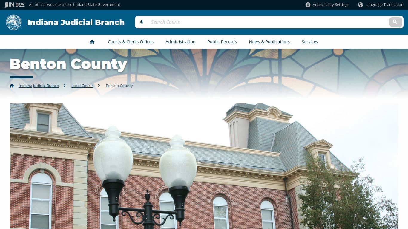 Benton County - Indiana Judicial Branch